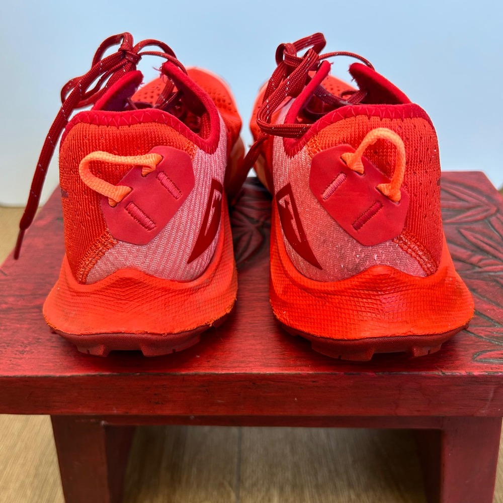 Nike Air Zoom Terra Kiger 7 Red Orange Trail Running Shoes Women Sz 8.5 Hiking - Picture 4 of 11